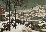 Pieter Bruegel Hunters in the snow oil painting
